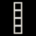  CADRE 4 POSTES AVEC PE / AS 50 