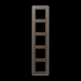  Cadre de finition 5 postes / A 