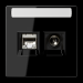  CADRE 2 POSTES / CD500 NOIR 