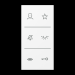  CADRE 3 POSTES / CD500 BLANC I 