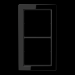  CADRE 2 POSTES / LS FLAT DESIG 