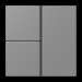  ENET EMETTEUR MURAL RF-PLATINE 