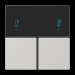  ENJO 1T KNX RF 1V / LS990 BLAN 