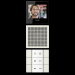  CADRE 4 POSTES / LS DESIGN GRI 