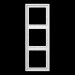  CADRE 3 POSTES / LS SP BLANC 