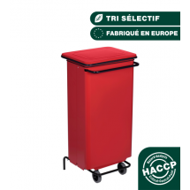  Conteneur mobile � p�dale 110L 