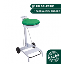  Porte sac rond mobile � p�dale 