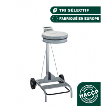  Porte sac rond mobile � p�dale 