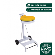  Porte sac rond mobile � p�dale 