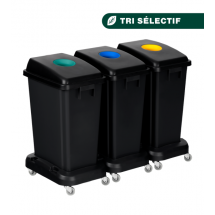  Lot de 3 collecteurs de tri s� 