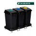  Lot de 3 collecteurs de tri s� 