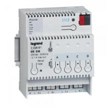  KNX ONOFF DIN CONTROL 4 OUT 8A 