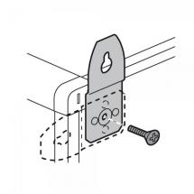  PATTE FIXATION MURALE METALL 