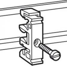  ADAPTATEUR BI RAIL  P/VIS 4MM 