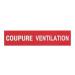  ETIQUETTE COUPURE VENTILATION 