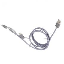  CORDON USB A  MICROUSB/USBC/LI 