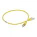  CORDON C6A S/FTP PVC JAUN.0.5M 