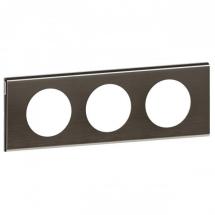  CELIANE PLAQUE 3P BLACK NICKEL 