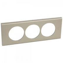  PLAQUE MAT 3P 57MM NICKEL VEL 