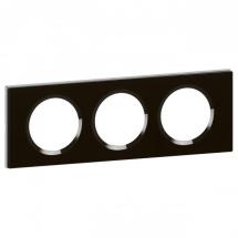  PLAQUE MATIERE 3P VERRE NOIR 