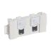  RJ45X2 C6A STP SOLUCLIP MOSAIC 