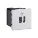  CHARG USB  A+C 20W PD BLANC 