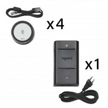  KIT 4 CHARG SS FIL 15W ALU EU 