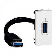  MOSAIC USB FEM PRECONNECTE 1M 