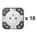  DOOXIE 10X2P+T BLANC COMPO 