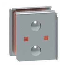  ECLISSE 2 BARRES CU 80/100X10 