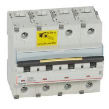  DISJ 4P 100A C 10/16KA VIS 