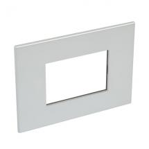  3 MOD PLAQ SQ SOFT ALU 