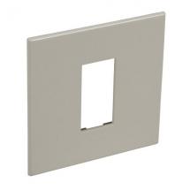  1 MOD 1G PLAQ SQ CHAMPAGNE 