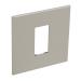  1 MOD 1G PLAQ SQ CHAMPAGNE 
