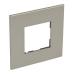  2 MOD 1G PLAQ SQ CHAMPAGNE 
