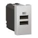  CHARG 1M 2USB A+A 15W SA 