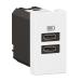  CHARG 1M 2USB C+C 15W BL 
