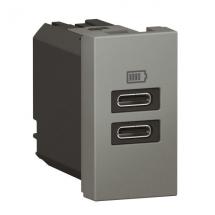  CHARG 1M 2USB C+C 15W MG 
