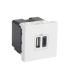  CHARG 2M 2USB A+C 3A 15W BL 