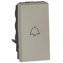  6A 1W BELL PUSH 1M SQ CH 