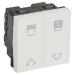  DOUBLE SWITCH FOR SHUTT.2M SQW 