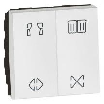  DOUBLE SWITCH FOR CURT. 2M SQW 