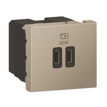  CHARG 2MOD USB C+C 30W PD 