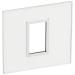  PLATE 1 SQ MOD SCH MI WHITE 