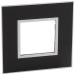  PLATE 2 SQ MOD F-G MI BLACK 
