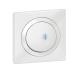  POUSSOIR LUM IP44 BLANC 