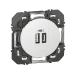  DOOXIE CHARGEUR 2XUSB A+C BLC 
