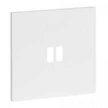  PLQ 1P 2USB EPURE BLANC SATIN 