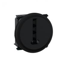  PRISE TEL 8 CONT.FR NOIR FD 