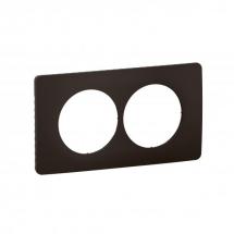  PLAQ 2P ENTR. 57MM NOIR MAT 